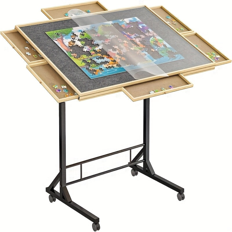 🔥Hot Sale $39🔥Portable Tilt Puzzle Table with 4 Drawers - Limited Stock
