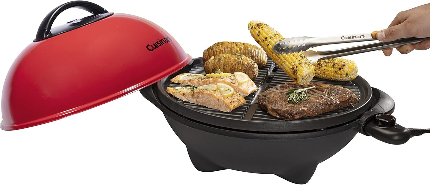 2-in-1 Portable BBQ with Nonstick Cooking Surface