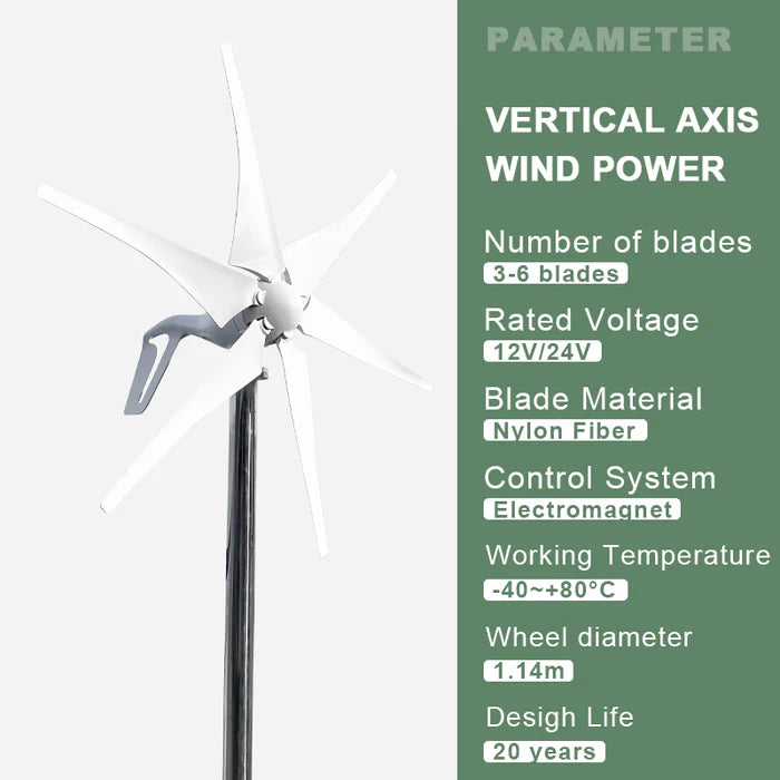 1500W Renewable Energy Wind Turbine Generator turbines