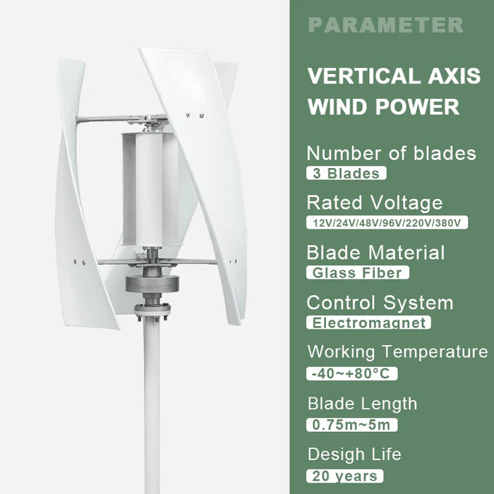 1500W Renewable Energy Wind Turbine Generator turbines
