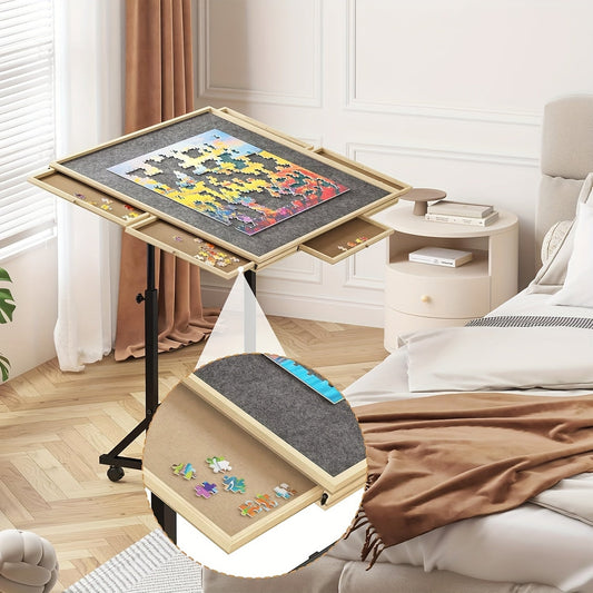 🔥Hot Sale $39🔥Portable Tilt Puzzle Table with 4 Drawers - Limited Stock