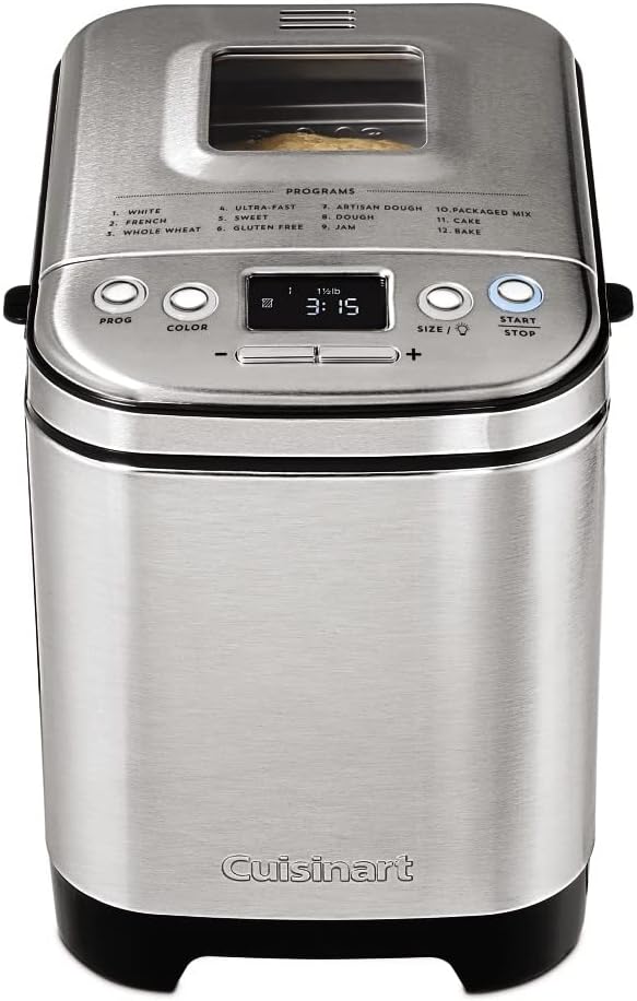 Bread Maker Machine, Compact and Automatic, Customizable Settings
