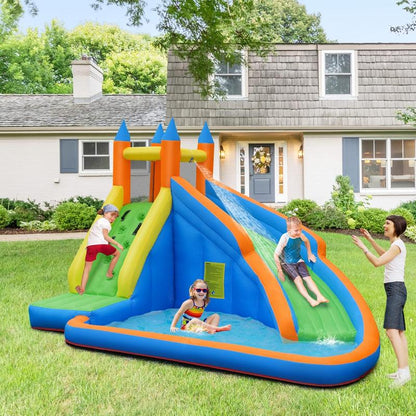 💥 JUST $39!👉Inflatable Mighty Bounce House Jumper with Air Blower+with blower