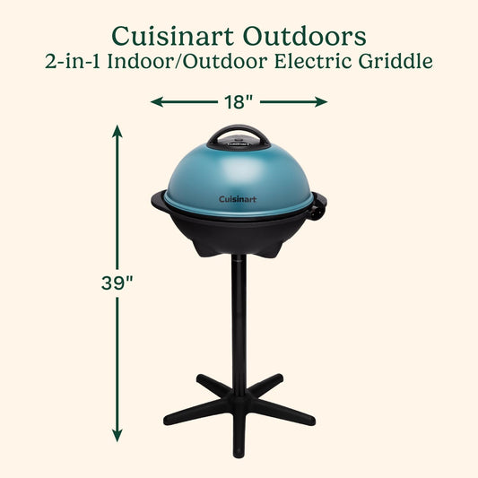 2-in-1 Portable BBQ with Nonstick Cooking Surface