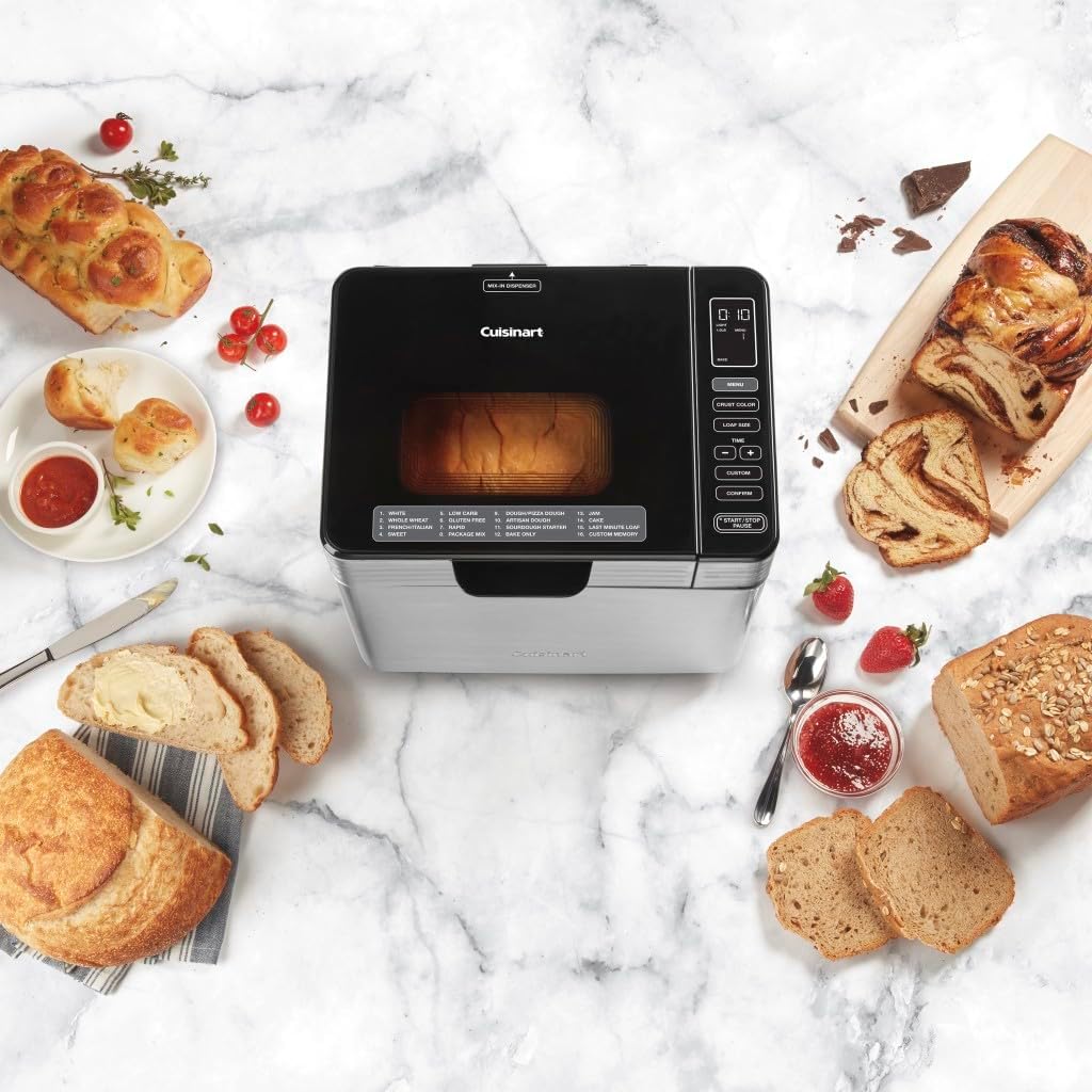Bread Maker Machine, Compact and Automatic, Customizable Settings