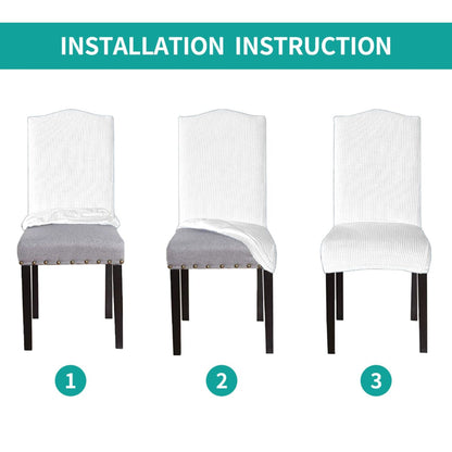 Ocean Theme Stretch Dining Chair Cover – Washable High Back Slipcover for Home, Banquet, Wedding & Hotel Use