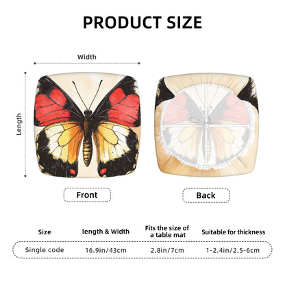 Colorful Butterfly Chair Seat Covers (Set of 6)