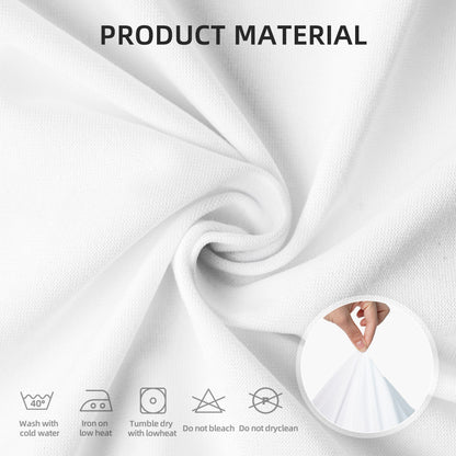 Abstract Swirl Pattern Chair Seat Covers – 6 Pack Elastic Chair Pads for Dining, Kitchen & Office Use
