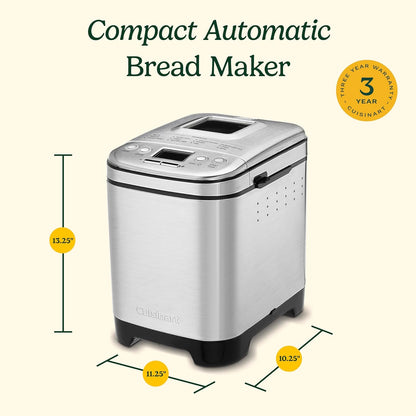 Bread Maker Machine, Compact and Automatic, Customizable Settings