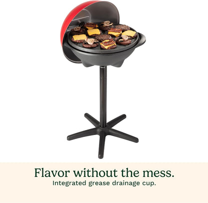 2-in-1 Portable BBQ with Nonstick Cooking Surface