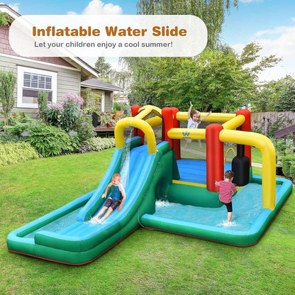 💥 JUST $39!👉Inflatable Mighty Bounce House Jumper with Air Blower+with blower