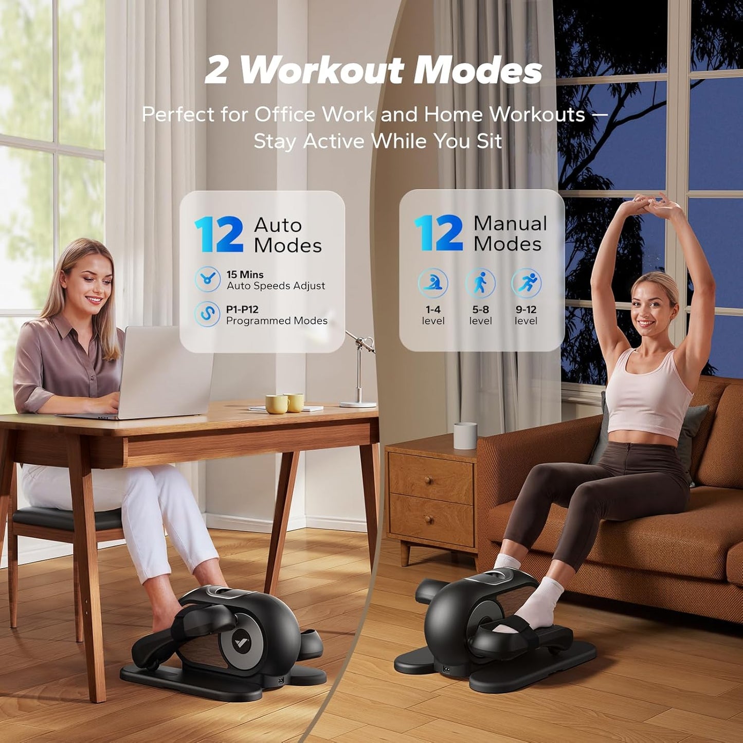 Leg exerciser with remote control and 12 adjustable speeds（Get it for free$20 leg muscle trainer）