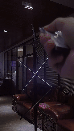 3D LED fan holographic display