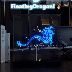 3D high-definition focusing high-resolution hologram, one-click video generation