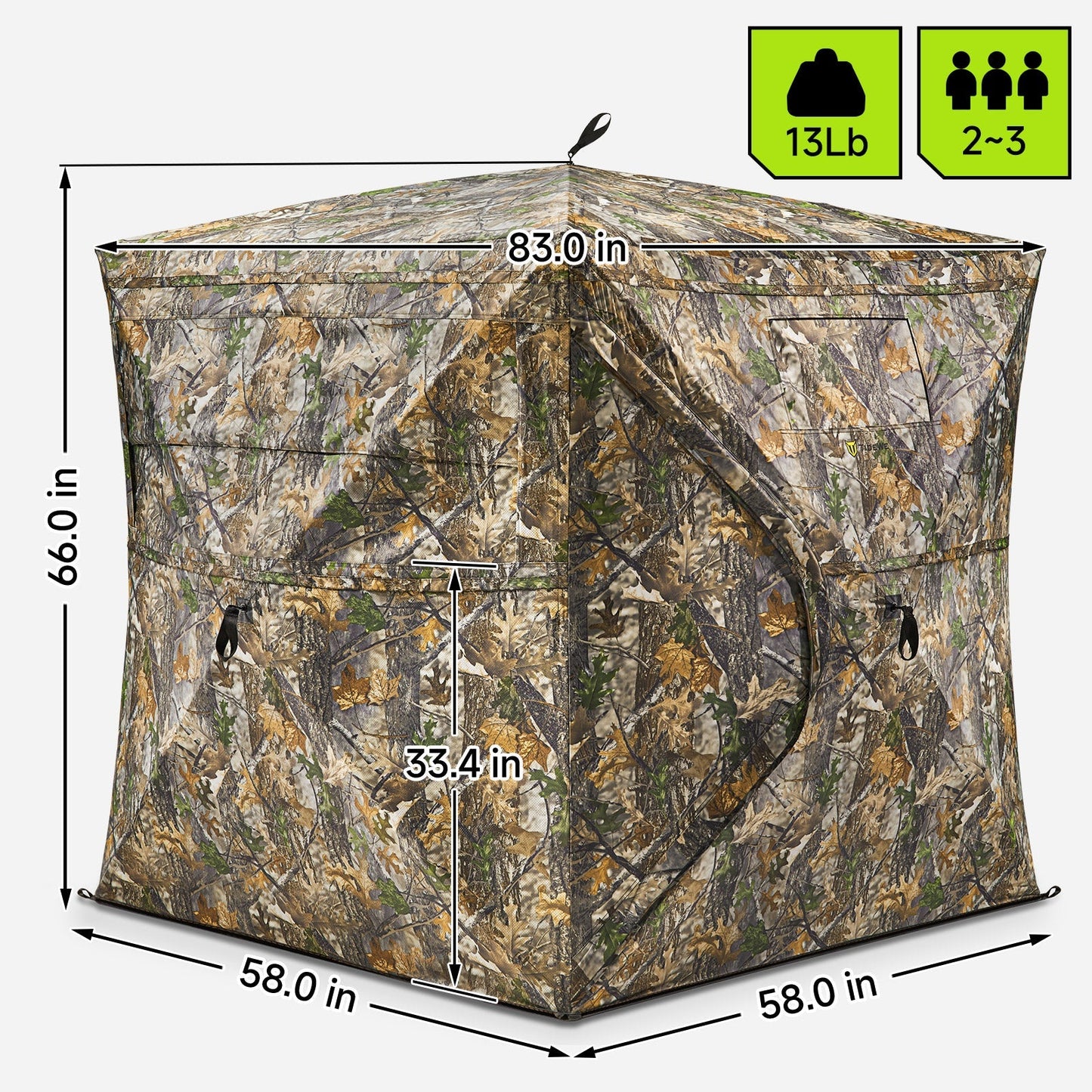 🔥Hot Sale $39🔥Vis Series See-Through Pop-Up Ground Blind