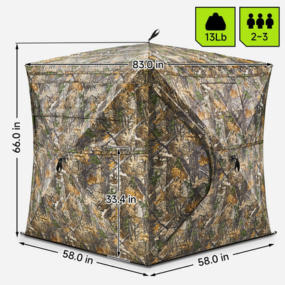 🔥Hot Sale $39🔥Vis Series See-Through Pop-Up Ground Blind