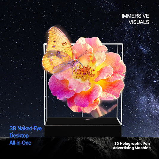 3D high-definition focusing high-resolution hologram, one-click video generation