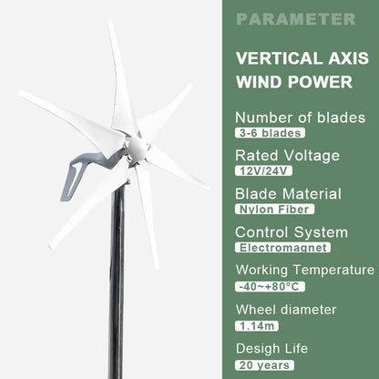 1500W  Renewable Energy Wind Turbine Generator turbines