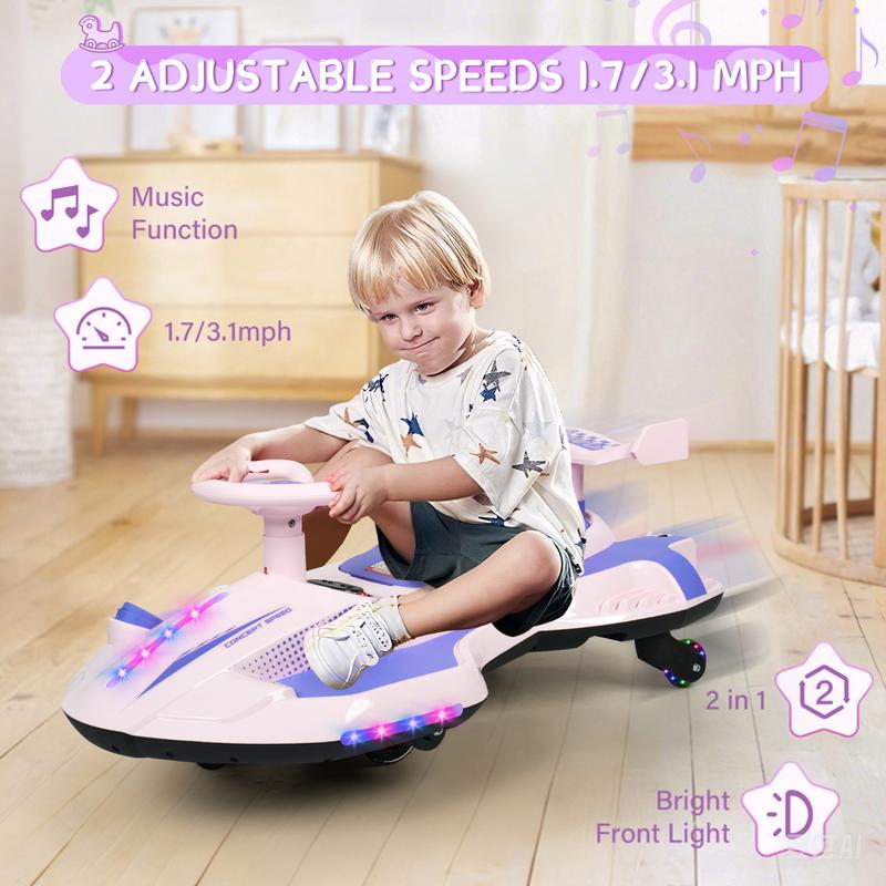 ⏰Summer Sale🎁2-in-1 12V Electric Kick Scooter Ride-On Toy