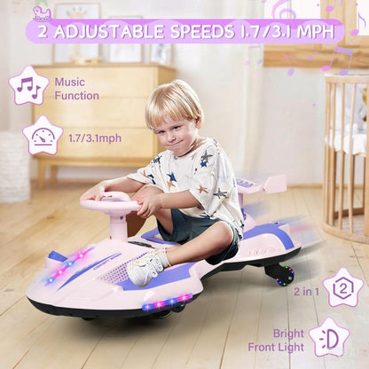⏰Summer Sale🎁2-in-1 12V Electric Kick Scooter Ride-On Toy