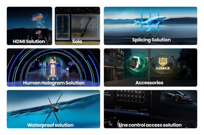 3D high-definition focusing high-resolution hologram, one-click video generation