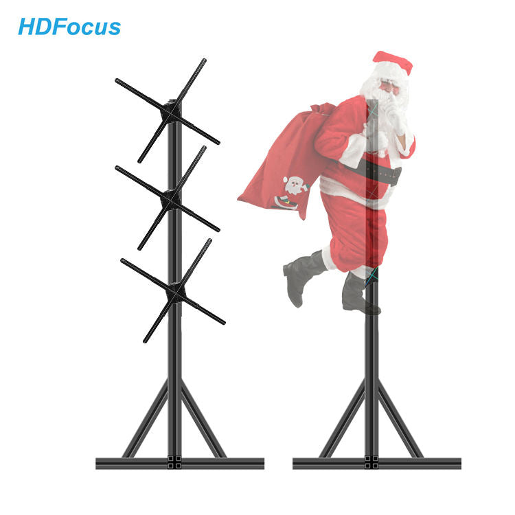 3D LED fan holographic display
