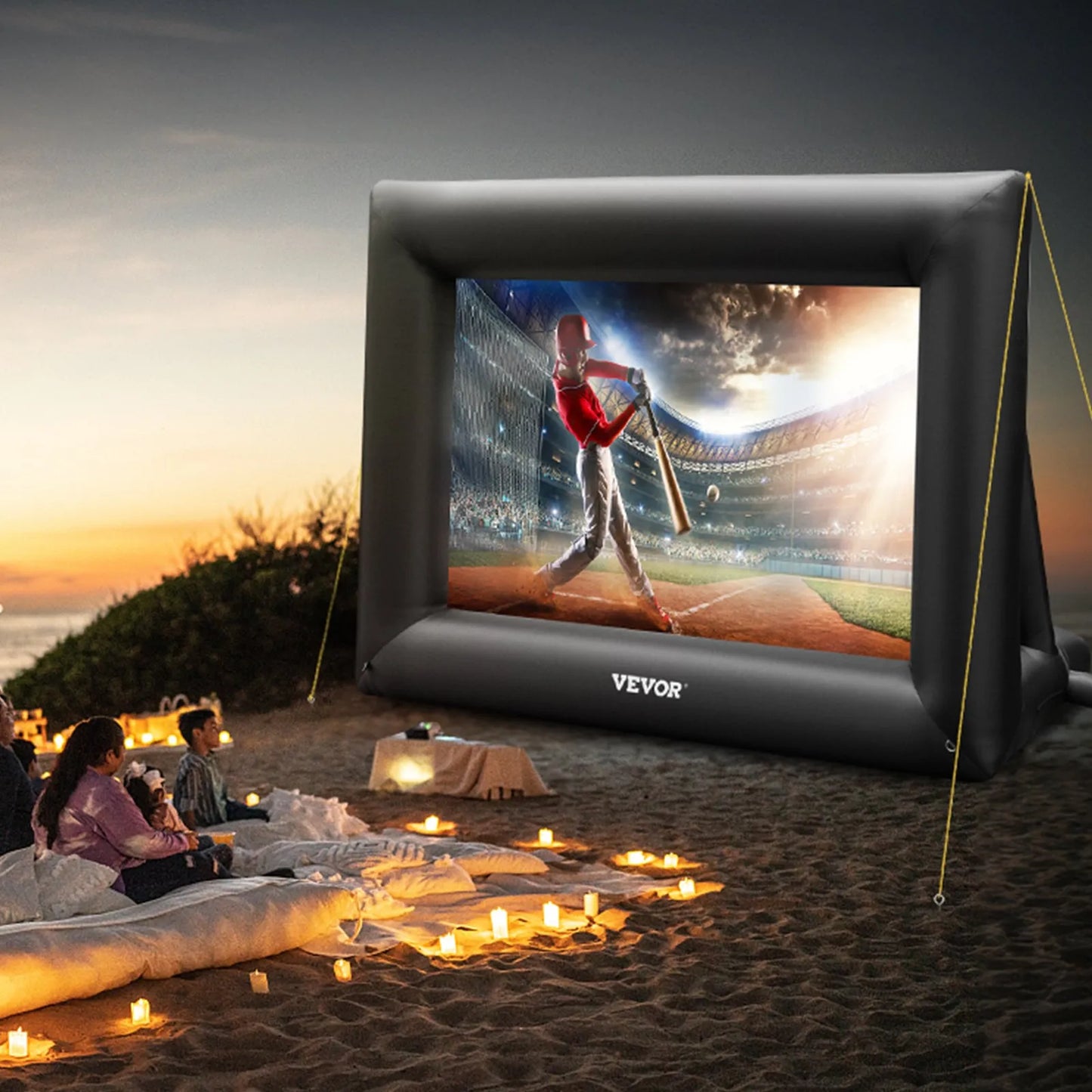Inflatable Movie Screen 24FT（288inch） Inflatable Projector Screen for outside with